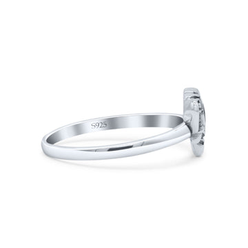 Attractive Elephant Head Face Artisan Animal Statement Oxidized Traditional Band Thumb Ring